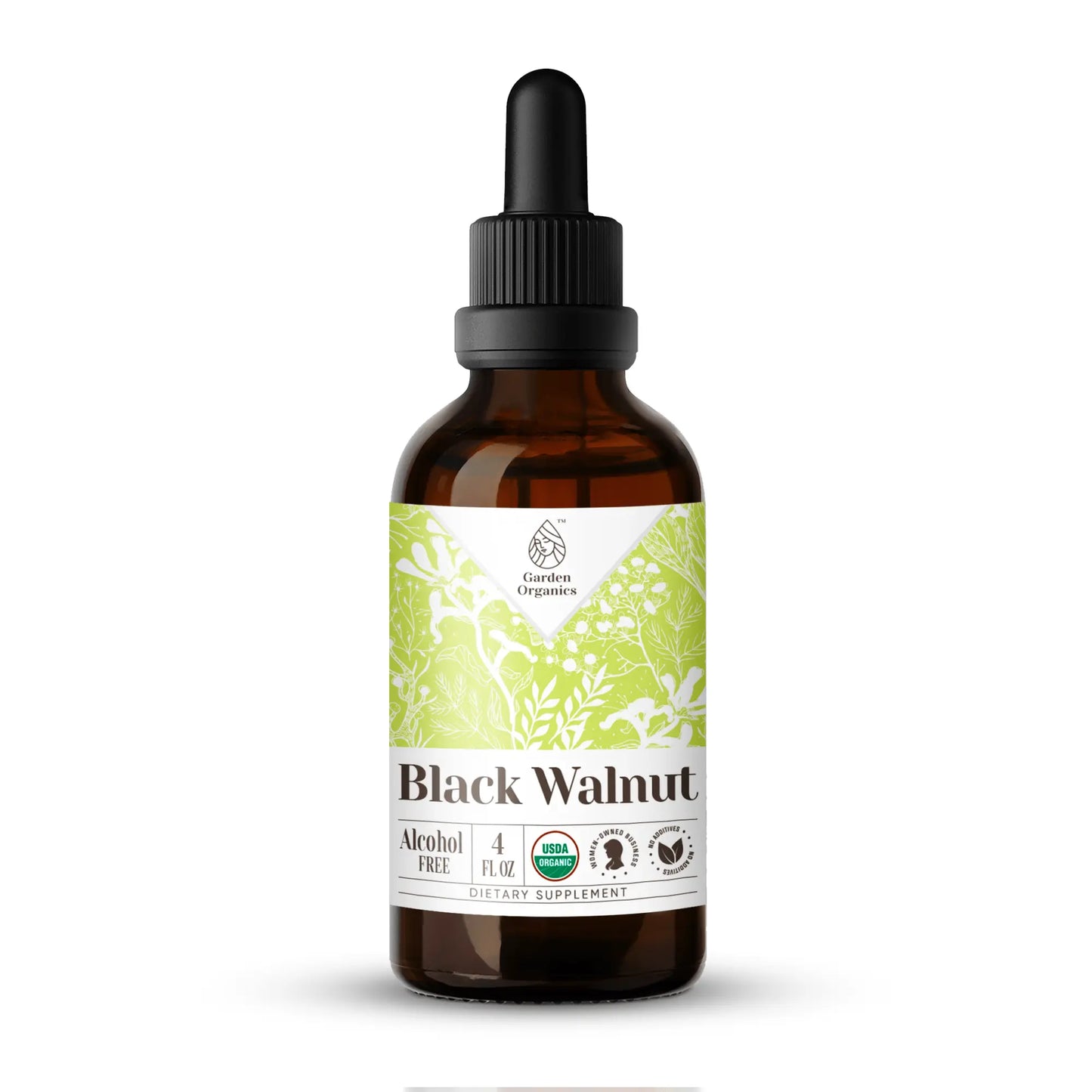 Black Walnut Tincture gardenixx Vitamins & Supplements gardenixx Alcohol-FREE-4-OZ