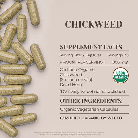 Buy Chickweed Capsules online - Garden Organics