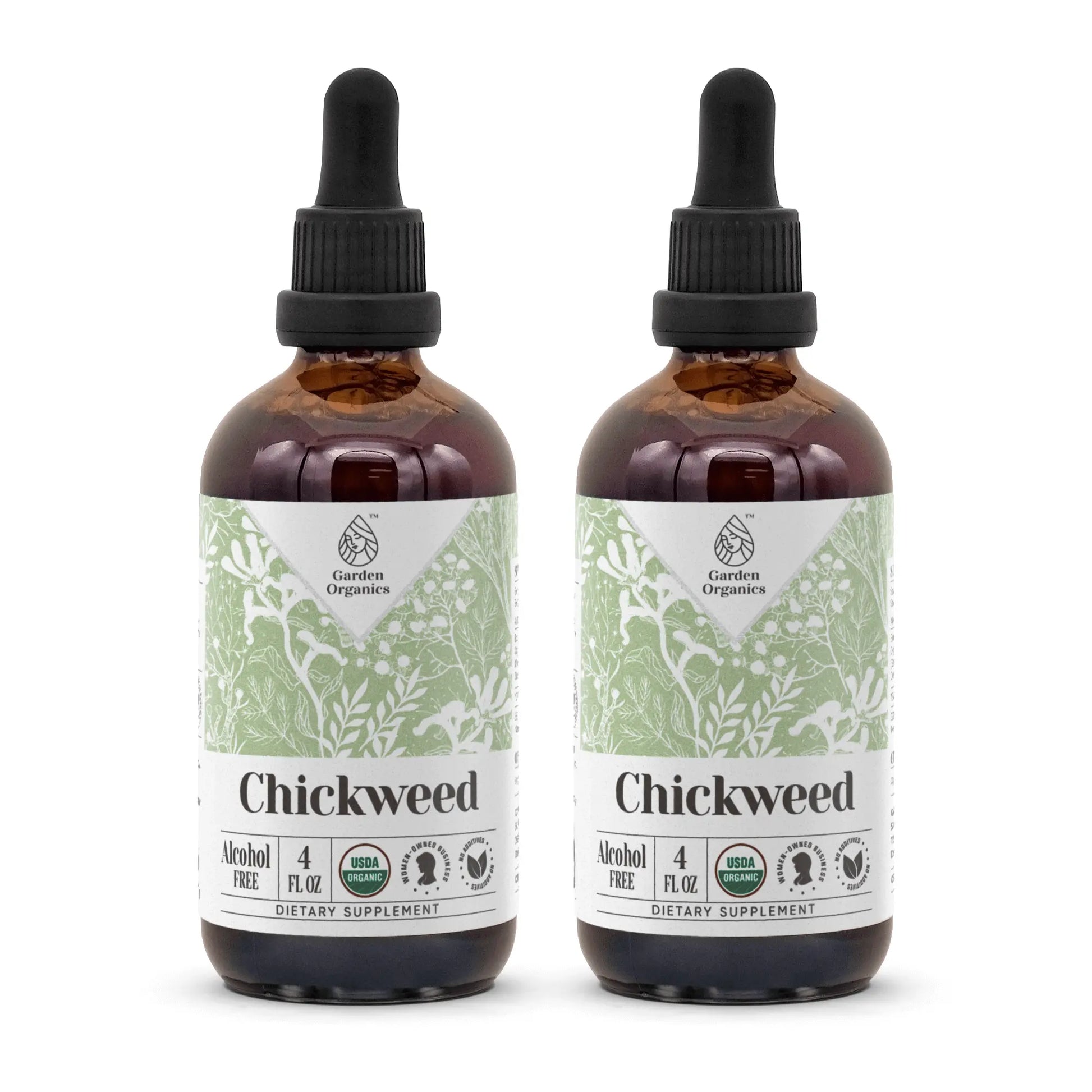 Chickweed Tincture gardenixx Vitamins & Supplements gardenixx Alcohol-FREE-2X4-OZ