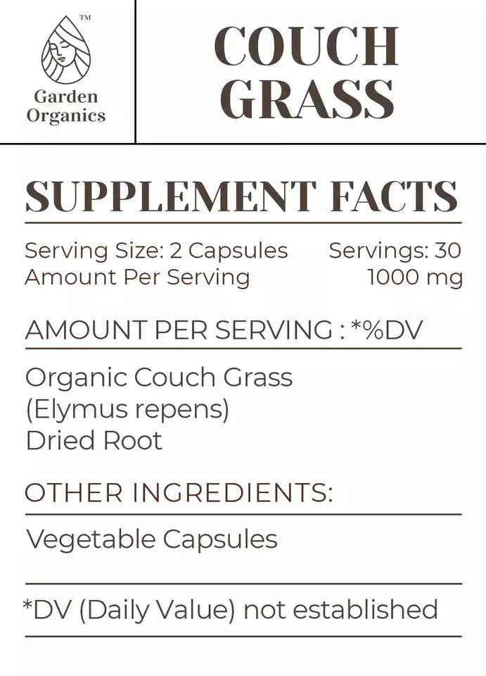 Couch Grass Capsules gardenixx Vitamins & Supplements gardenixx