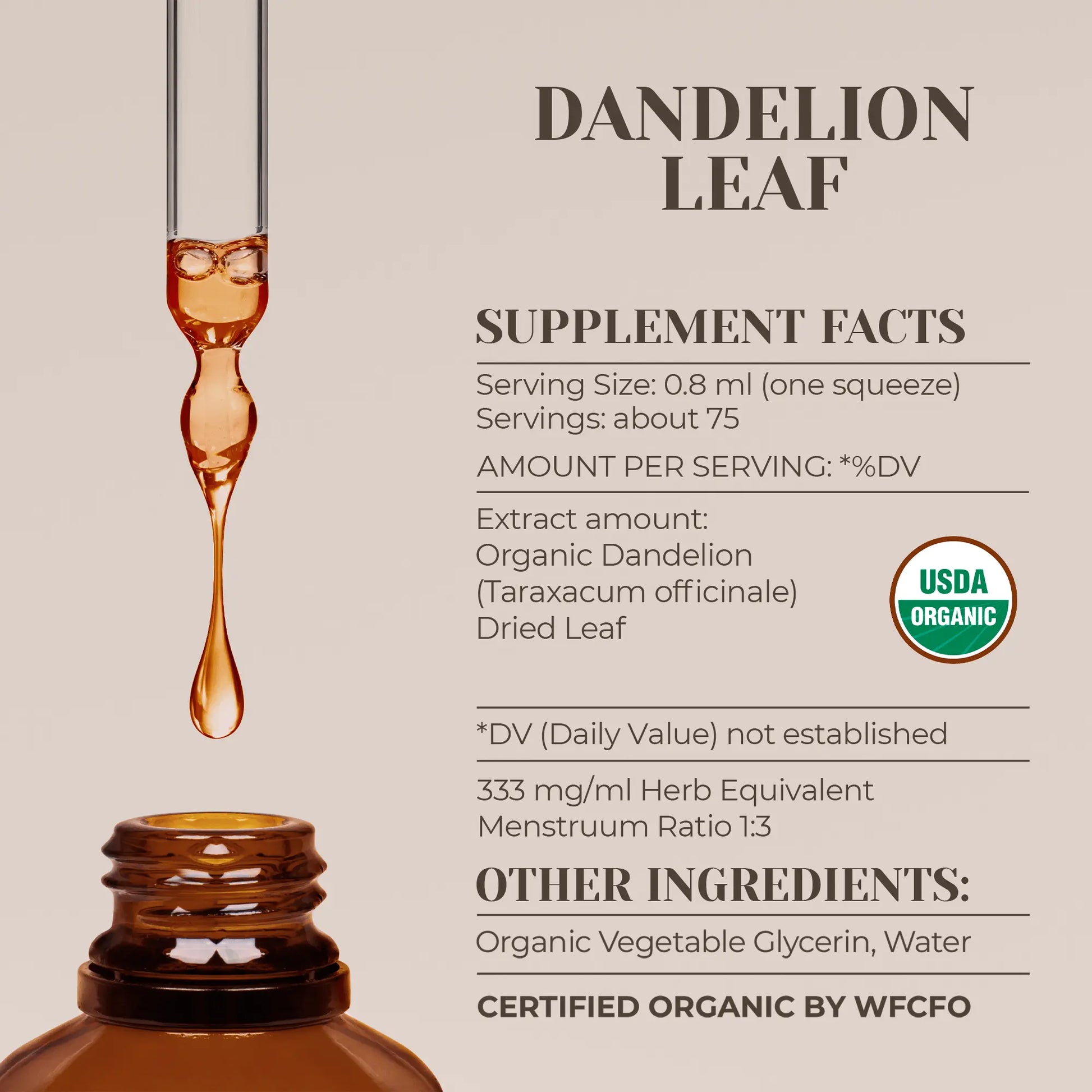 Dandelion Leaf Tincture gardenixx Vitamins & Supplements gardenixx