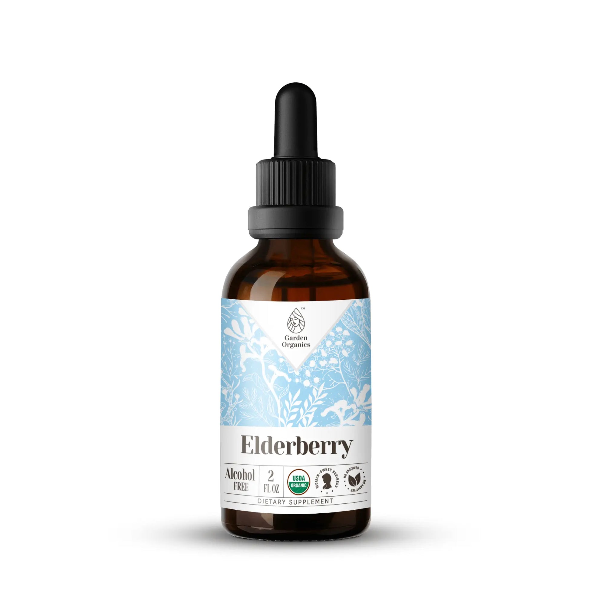 Elderberry Tincture gardenixx Vitamins & Supplements gardenixx Alcohol-FREE-2-OZ