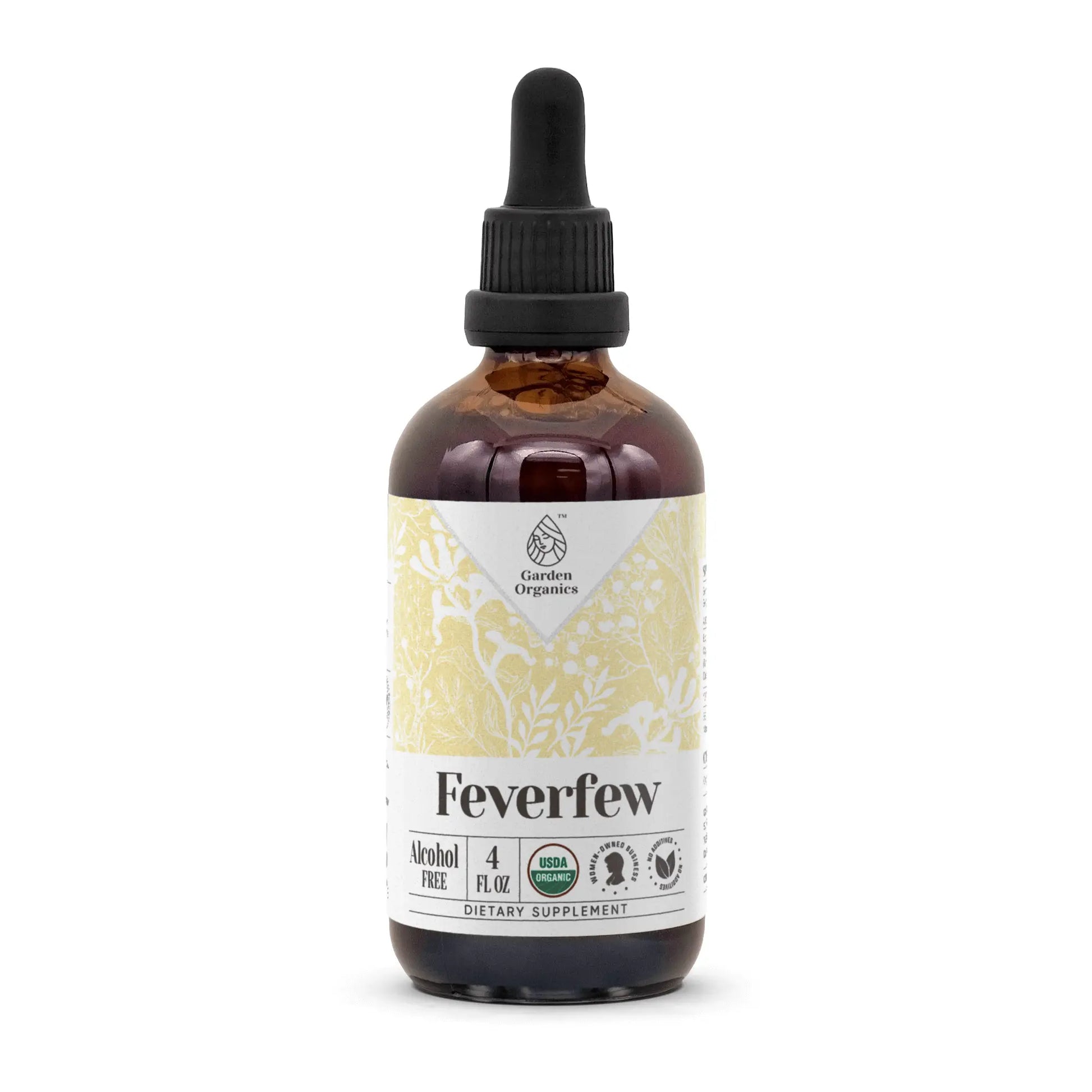 Feverfew Tincture gardenixx Vitamins & Supplements gardenixx Alcohol-FREE-4-OZ