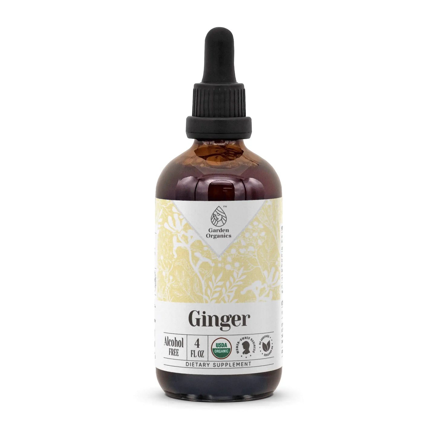 Ginger Tincture gardenixx Vitamins & Supplements gardenixx Alcohol-FREE-4-OZ