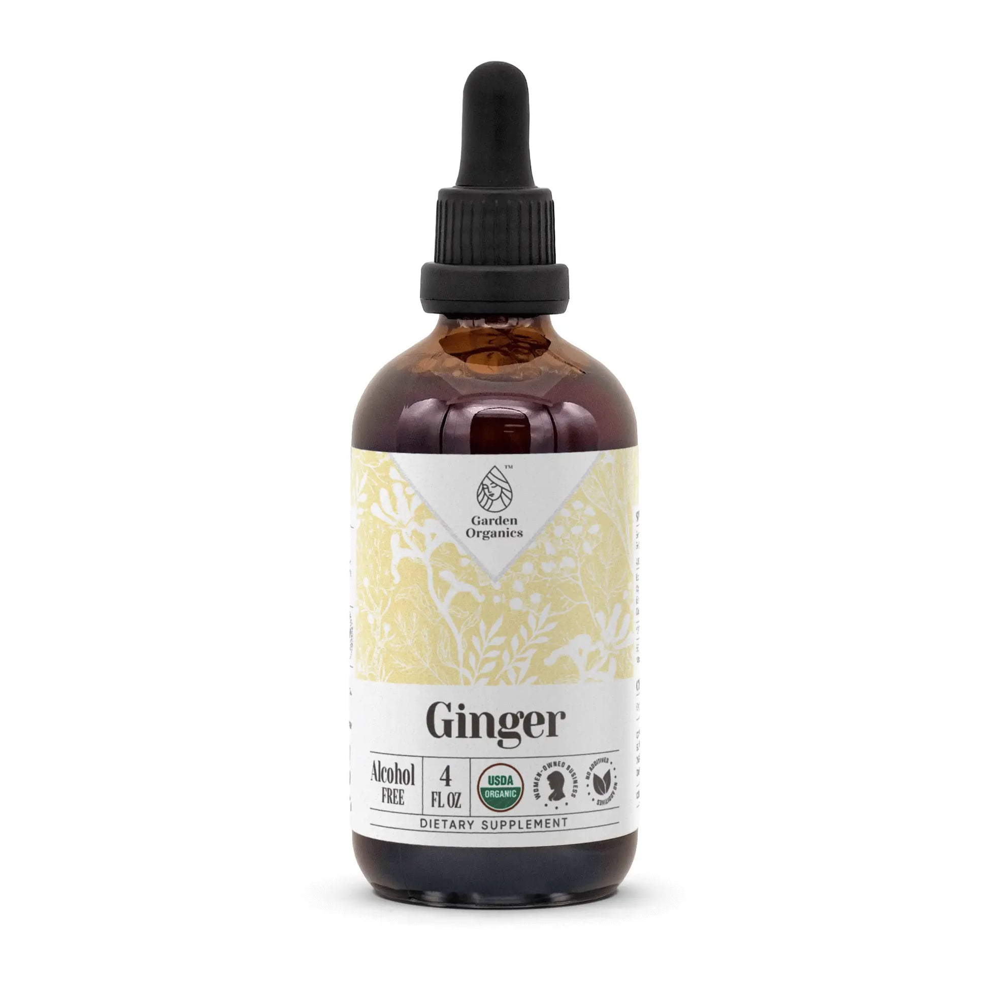 Ginger Tincture gardenixx Vitamins & Supplements gardenixx Alcohol-FREE-4-OZ