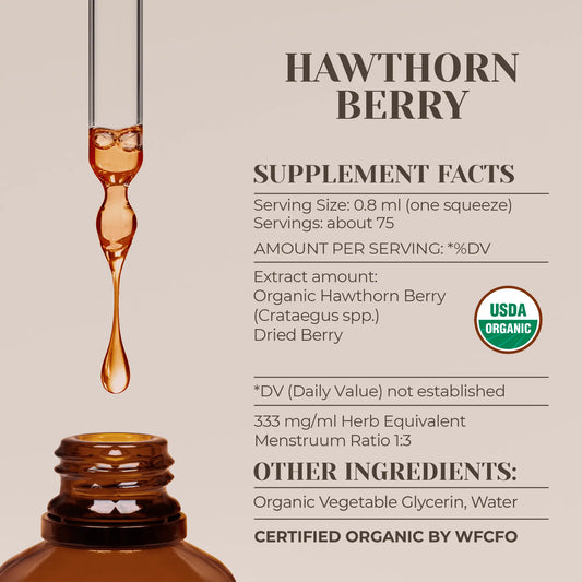 Buy Hawthorn Berry Tincture online - Garden Organics