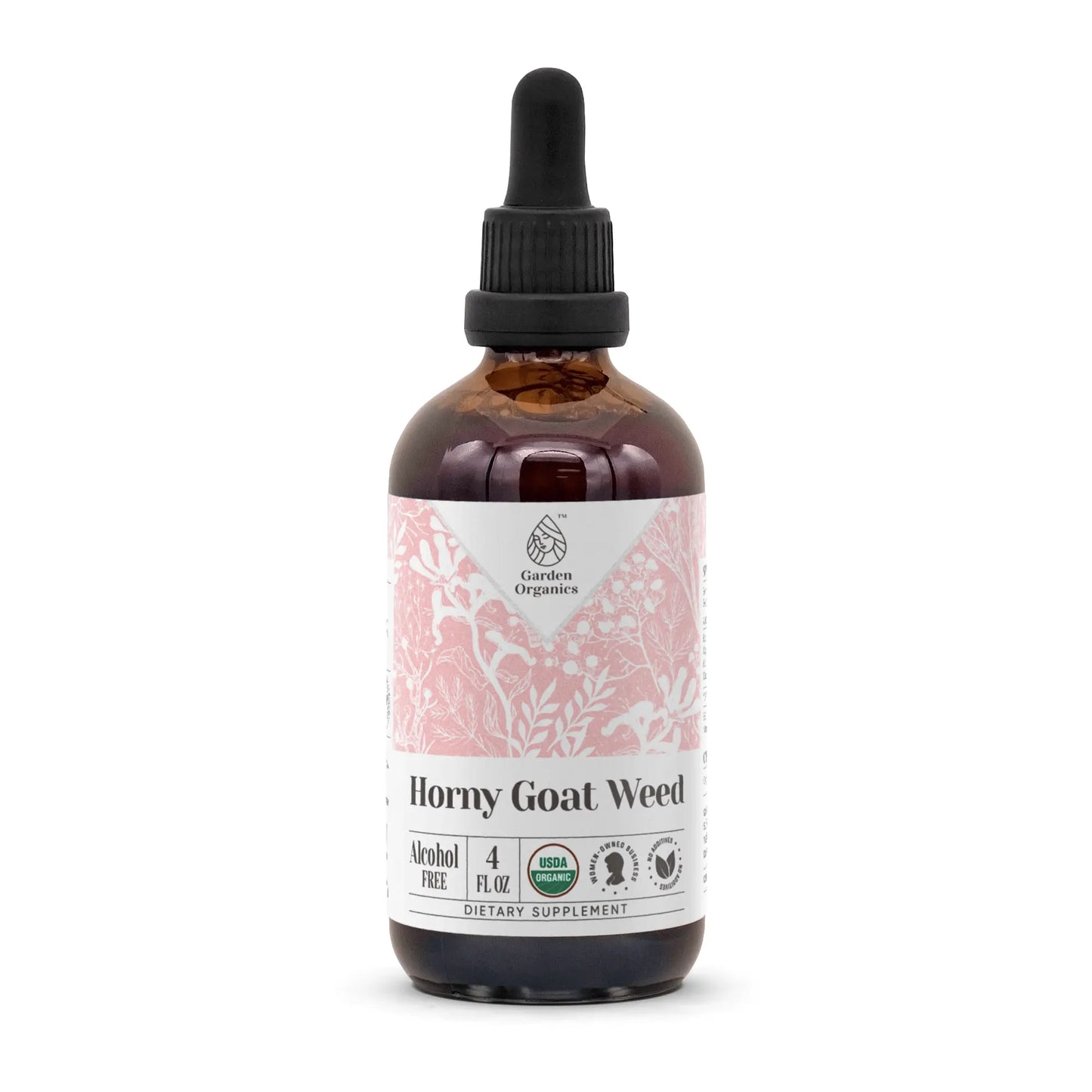 Horny Goat Weed Tincture gardenixx Vitamins & Supplements gardenixx Alcohol-FREE-4-OZ