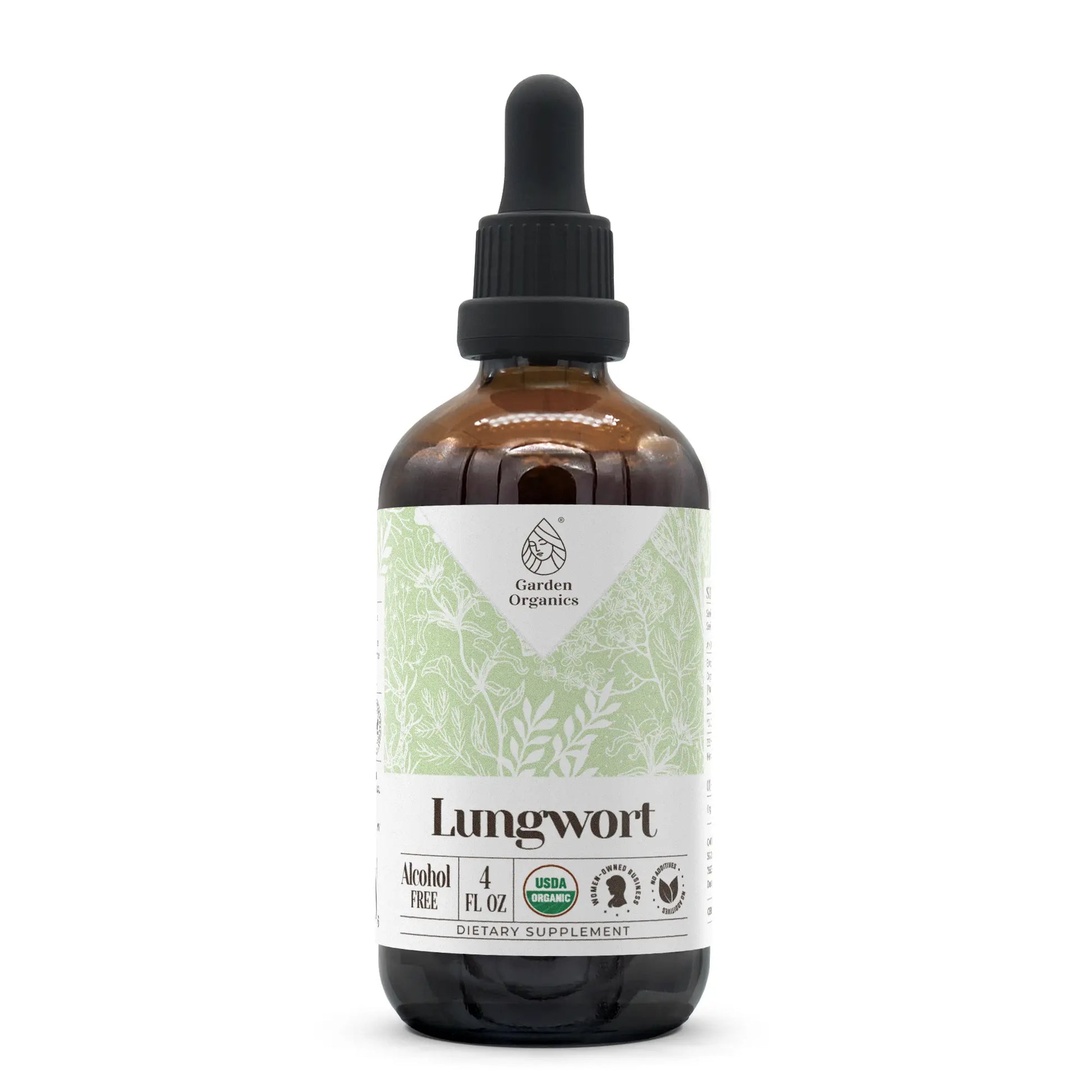 Lungwort Tincture gardenixx Vitamins & Supplements gardenixx Alcohol-FREE-4-OZ