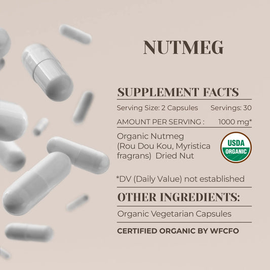 Buy Nutmeg Capsules online - Garden Organics