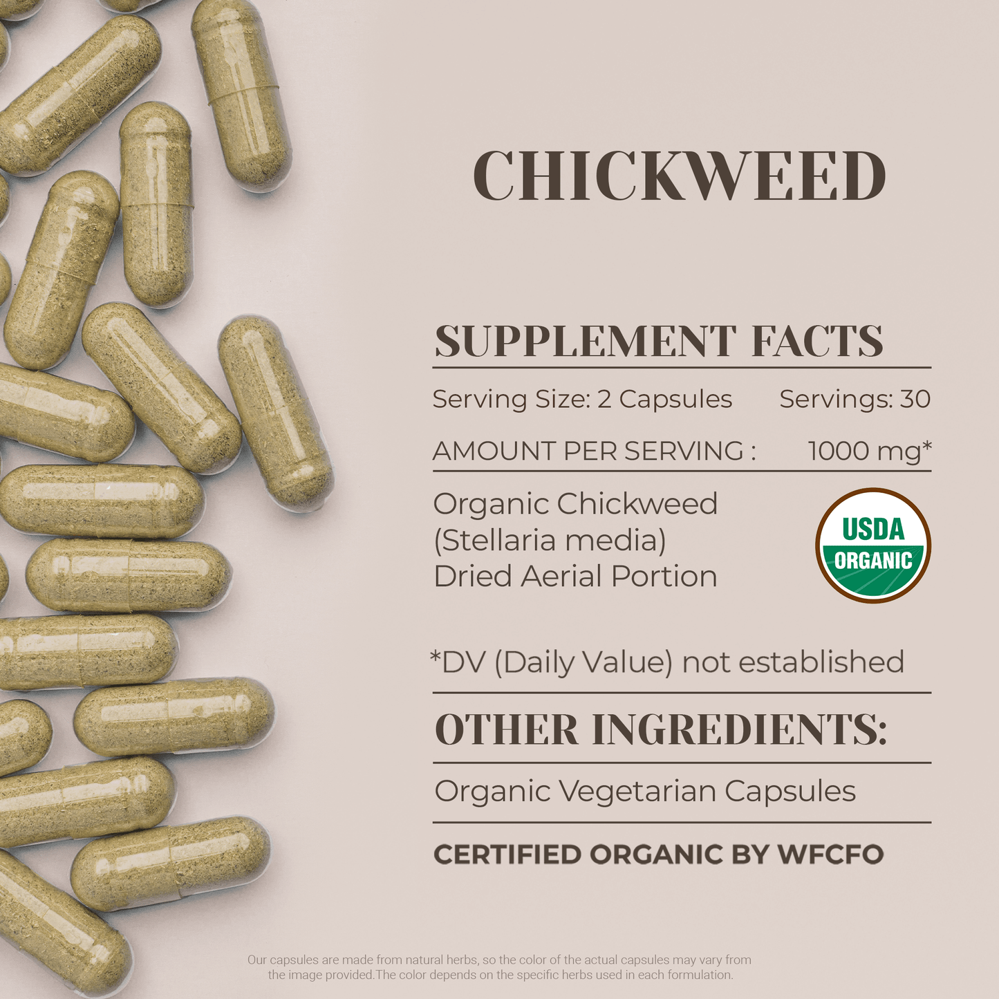 Chickweed Capsules