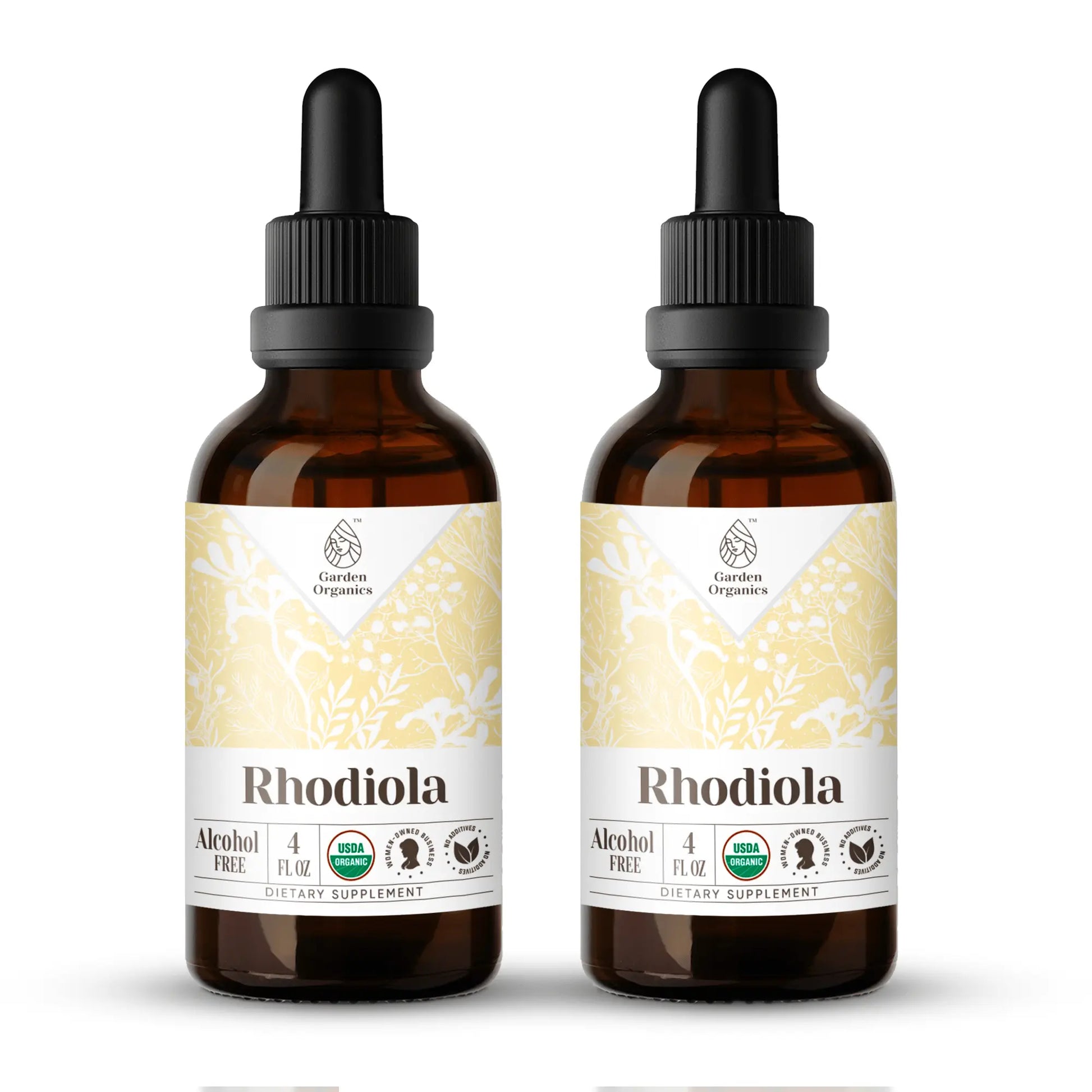 Rhodiola Tincture gardenixx Vitamins & Supplements gardenixx Alcohol-FREE-2X4-OZ