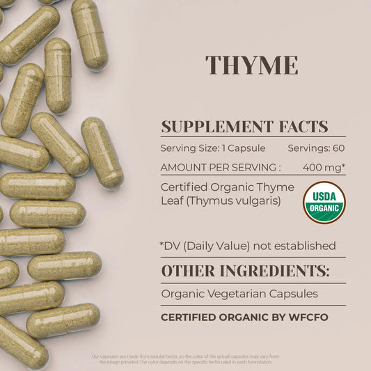 Buy Thyme Capsules online - Garden Organics