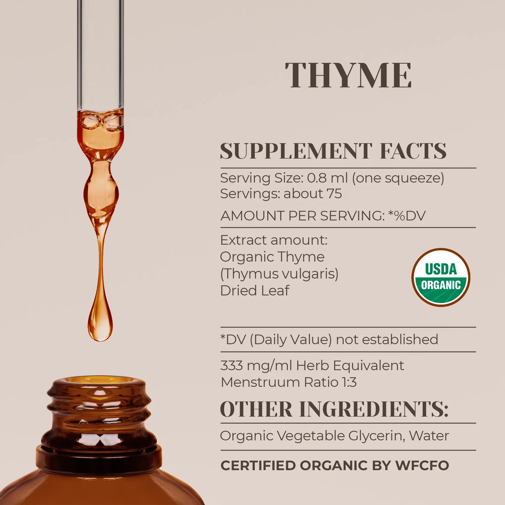 Thyme Tincture gardenixx Vitamins & Supplements gardenixx