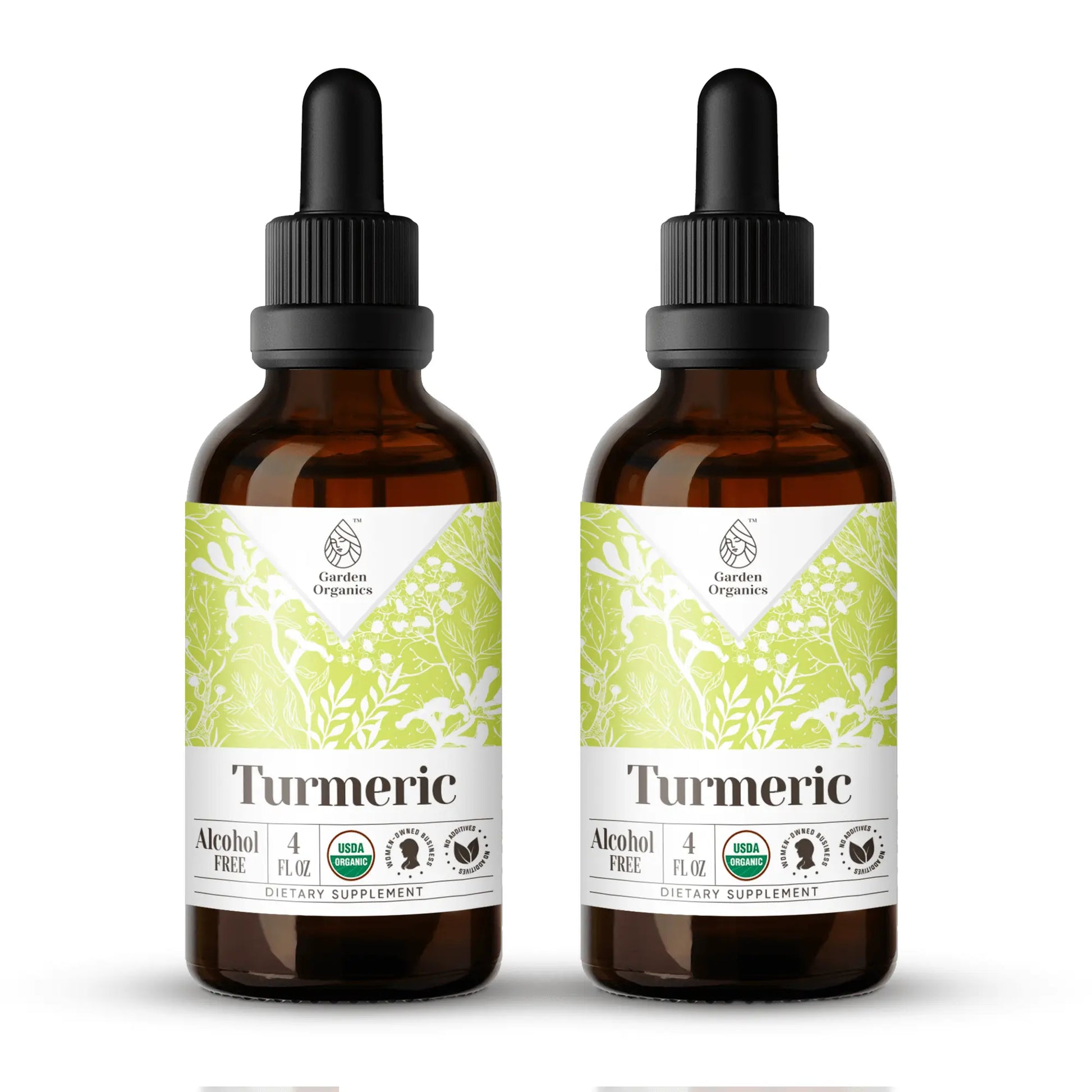 Turmeric Tincture gardenixx Vitamins & Supplements gardenixx Alcohol-FREE-2X4-OZ