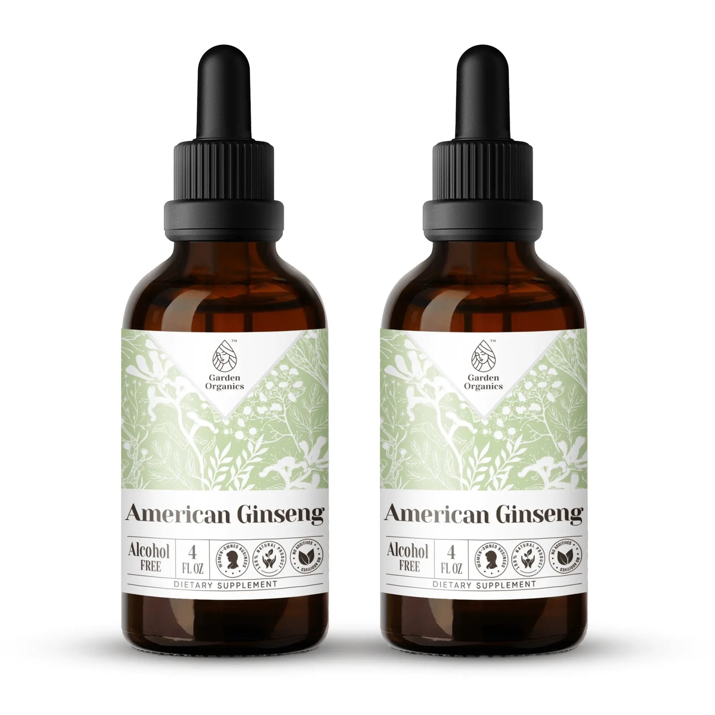 American Ginseng Tincture gardenixx Vitamins & Supplements gardenixx Alcohol-FREE-2X4-OZ