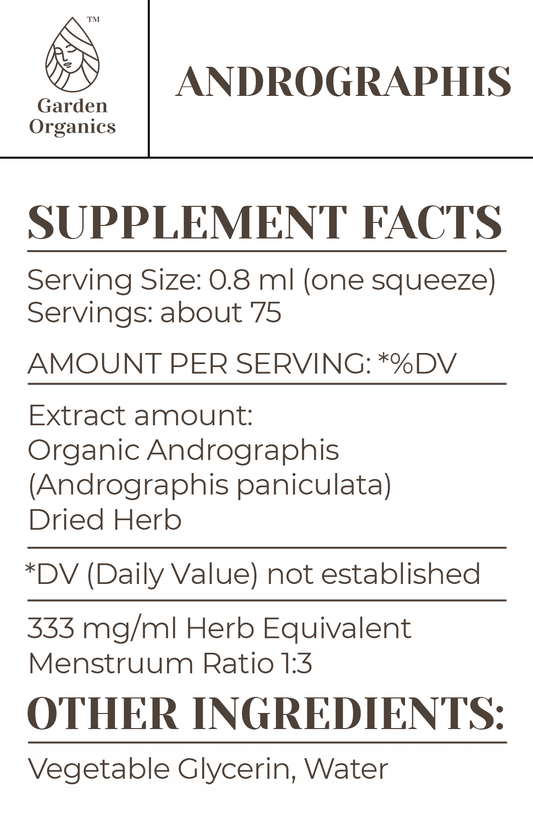 Andrographis Tincture gardenixx Vitamins & Supplements gardenixx