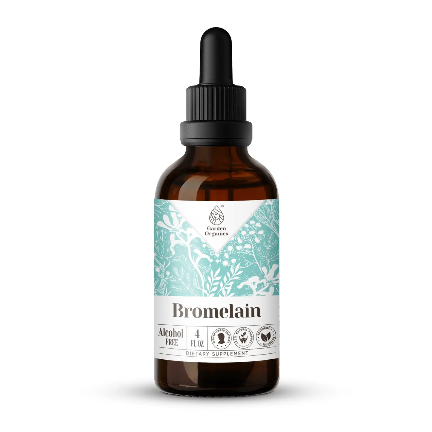 Bromelain Tincture gardenixx Vitamins & Supplements gardenixx Alcohol-FREE-4-OZ