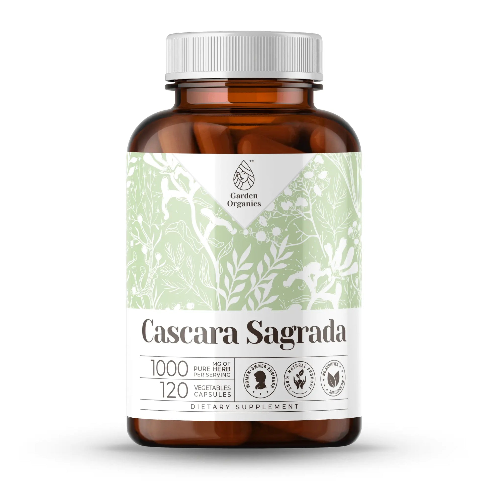 Cascara Sagrada Capsules gardenixx Vitamins & Supplements gardenixx 120-Capsules