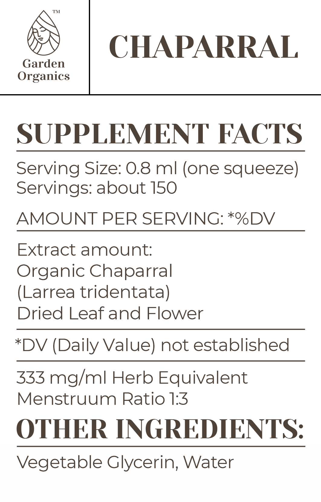 Chaparral Tincture gardenixx Vitamins & Supplements gardenixx