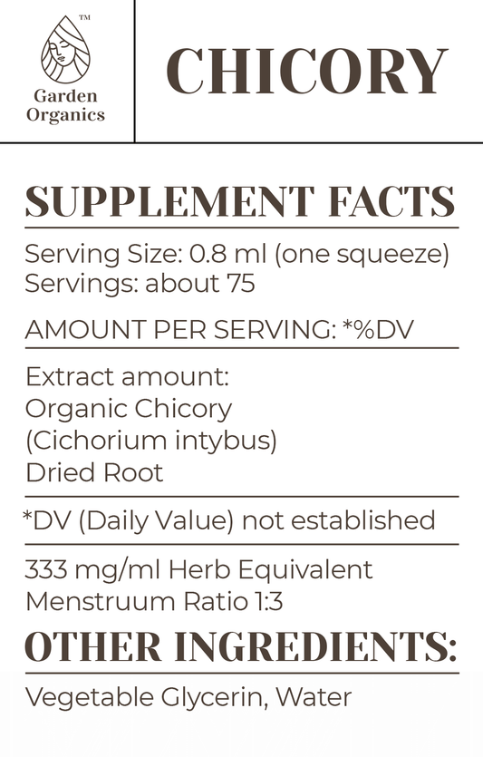 Chicory Tincture gardenixx Vitamins & Supplements gardenixx