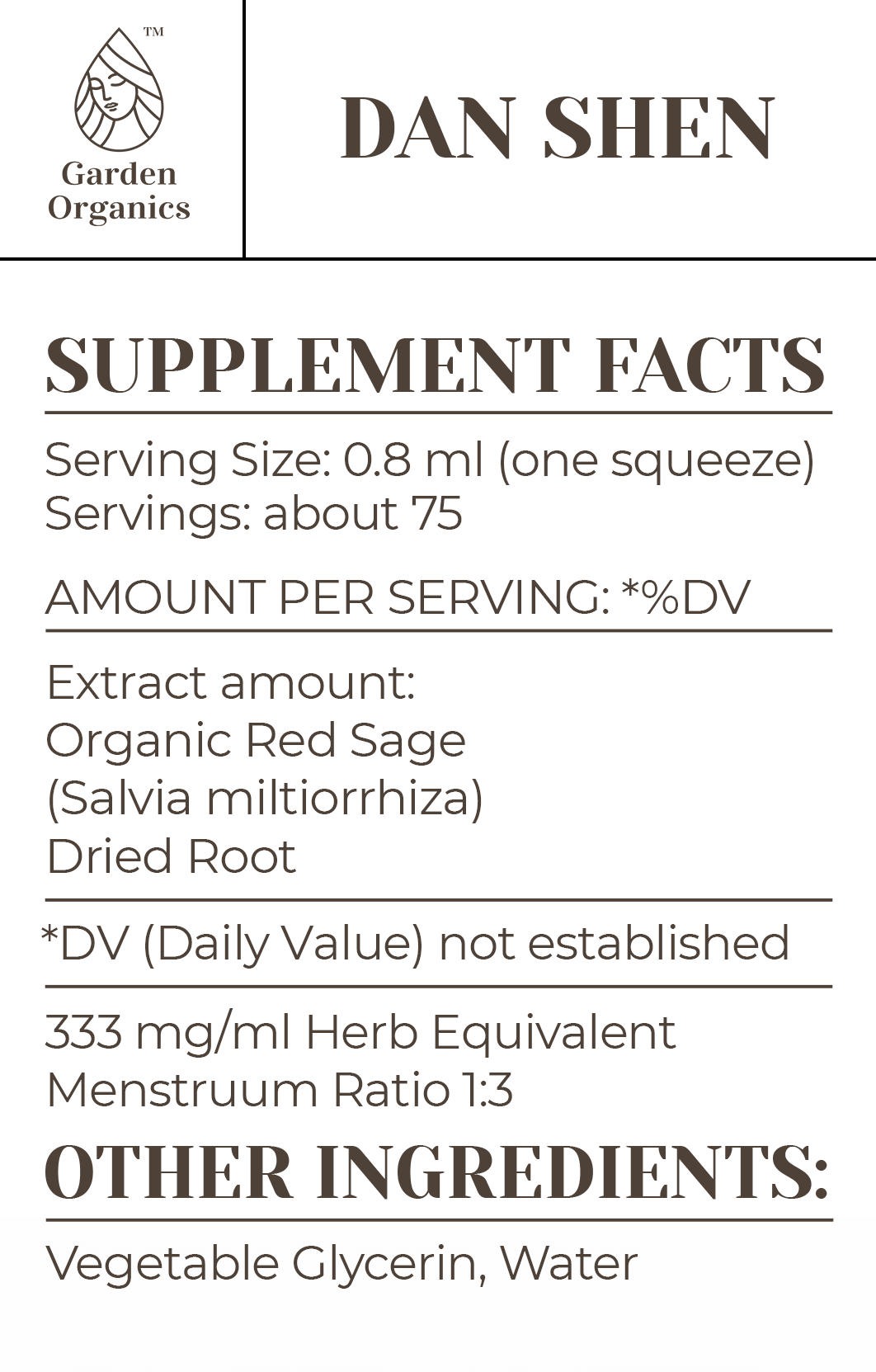 Dan Shen Tincture gardenixx Vitamins & Supplements gardenixx