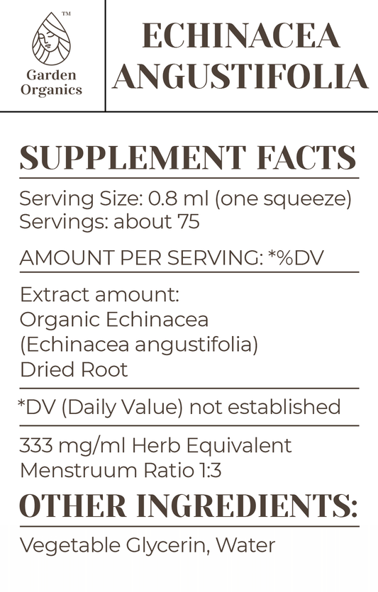 Echinacea Angustifolia Tincture gardenixx Vitamins & Supplements gardenixx
