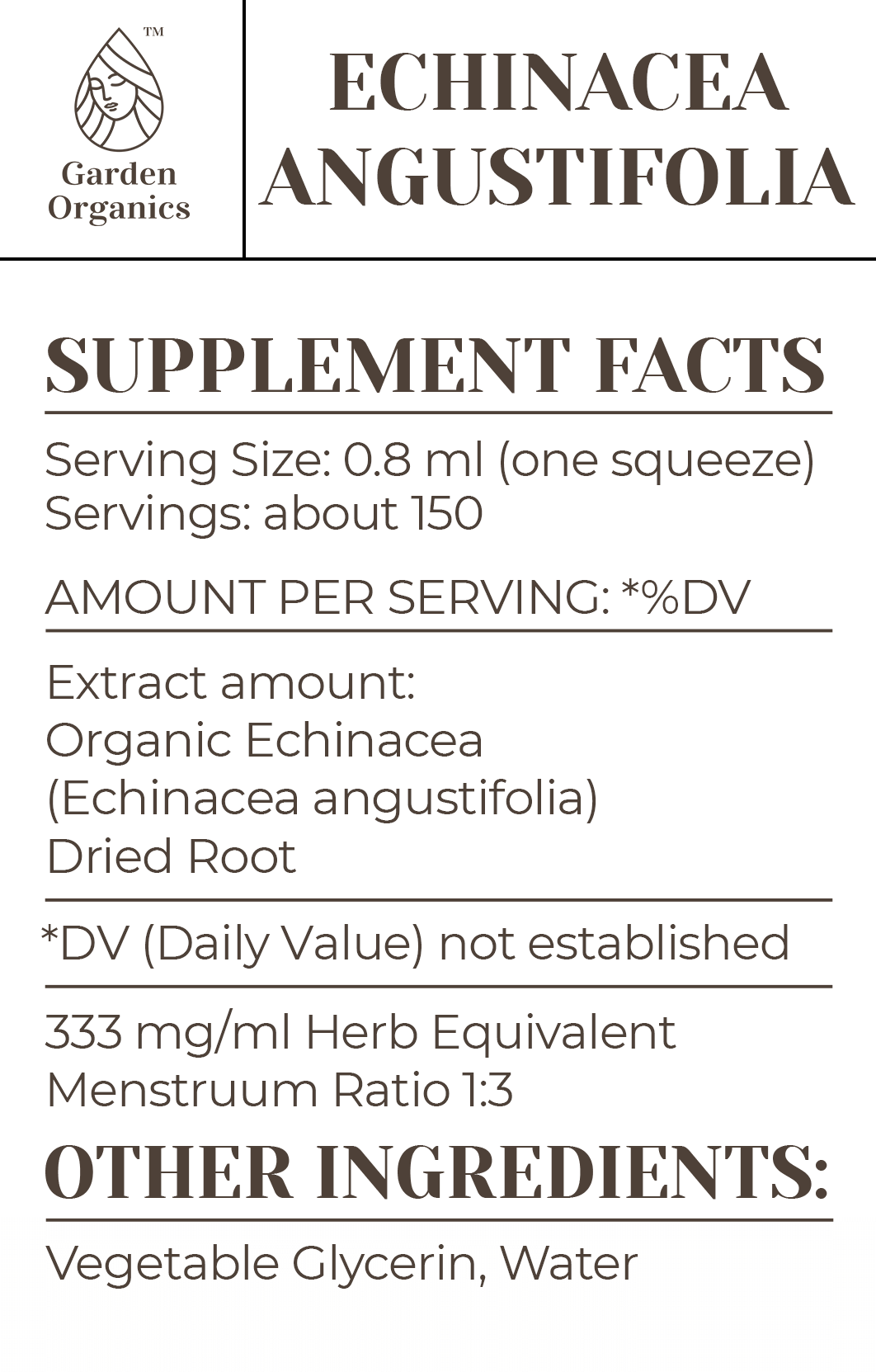 Echinacea Angustifolia Tincture gardenixx Vitamins & Supplements gardenixx