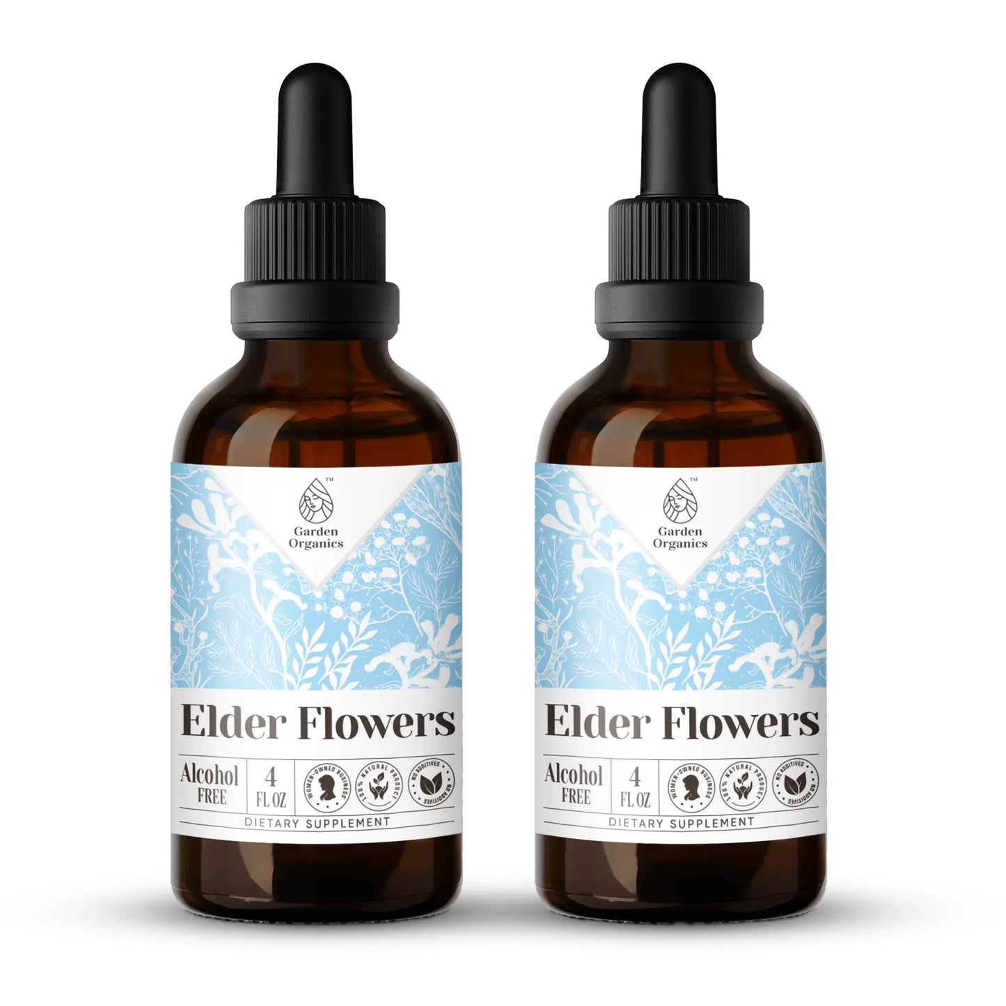 Elder Flowers Tincture gardenixx Vitamins & Supplements gardenixx Alcohol-FREE-2X4-OZ