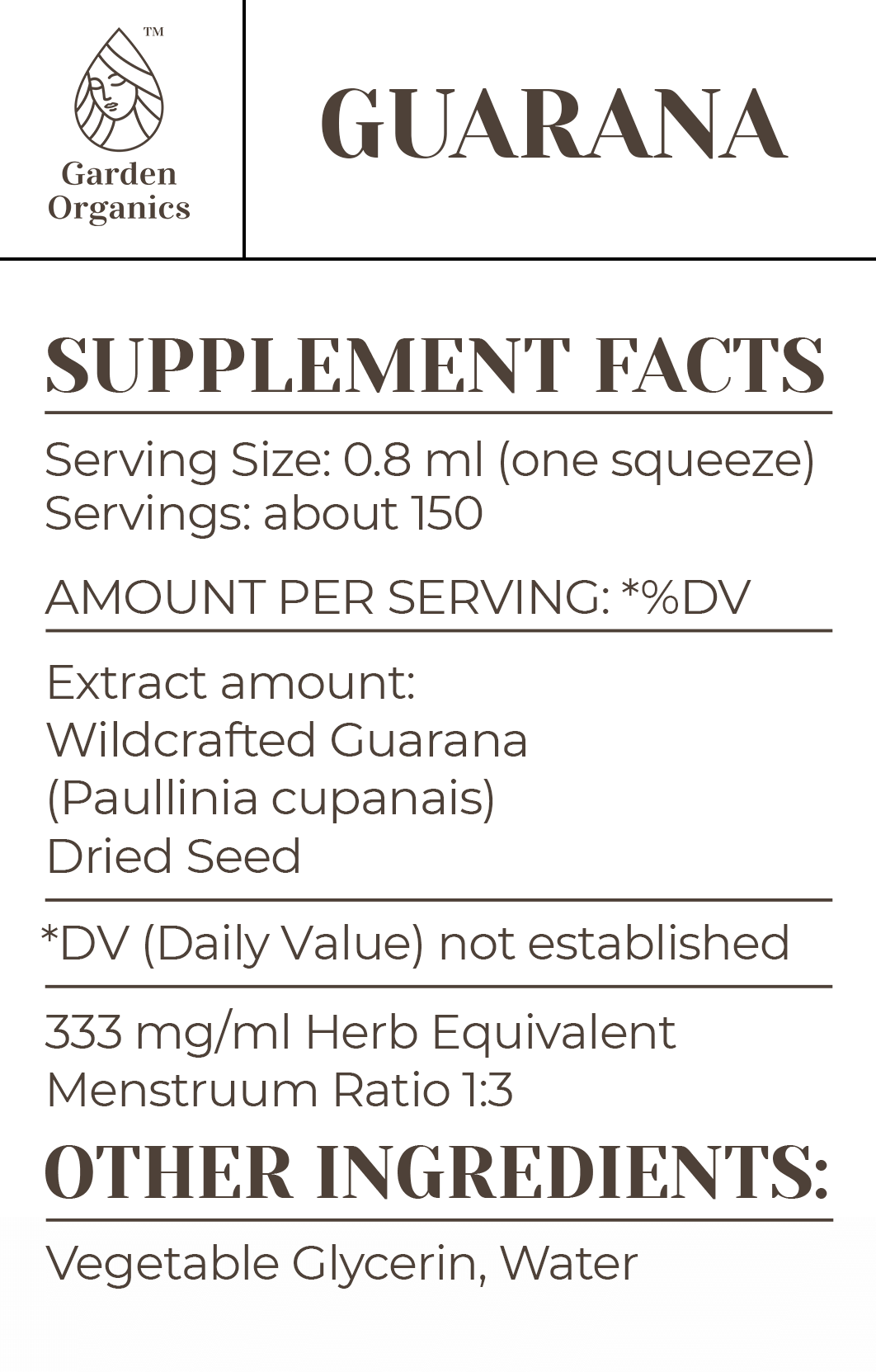 Guarana Tincture gardenixx Vitamins & Supplements gardenixx