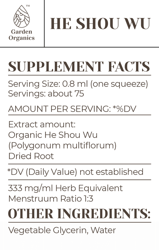 He Shou Wu Tincture gardenixx Vitamins & Supplements gardenixx