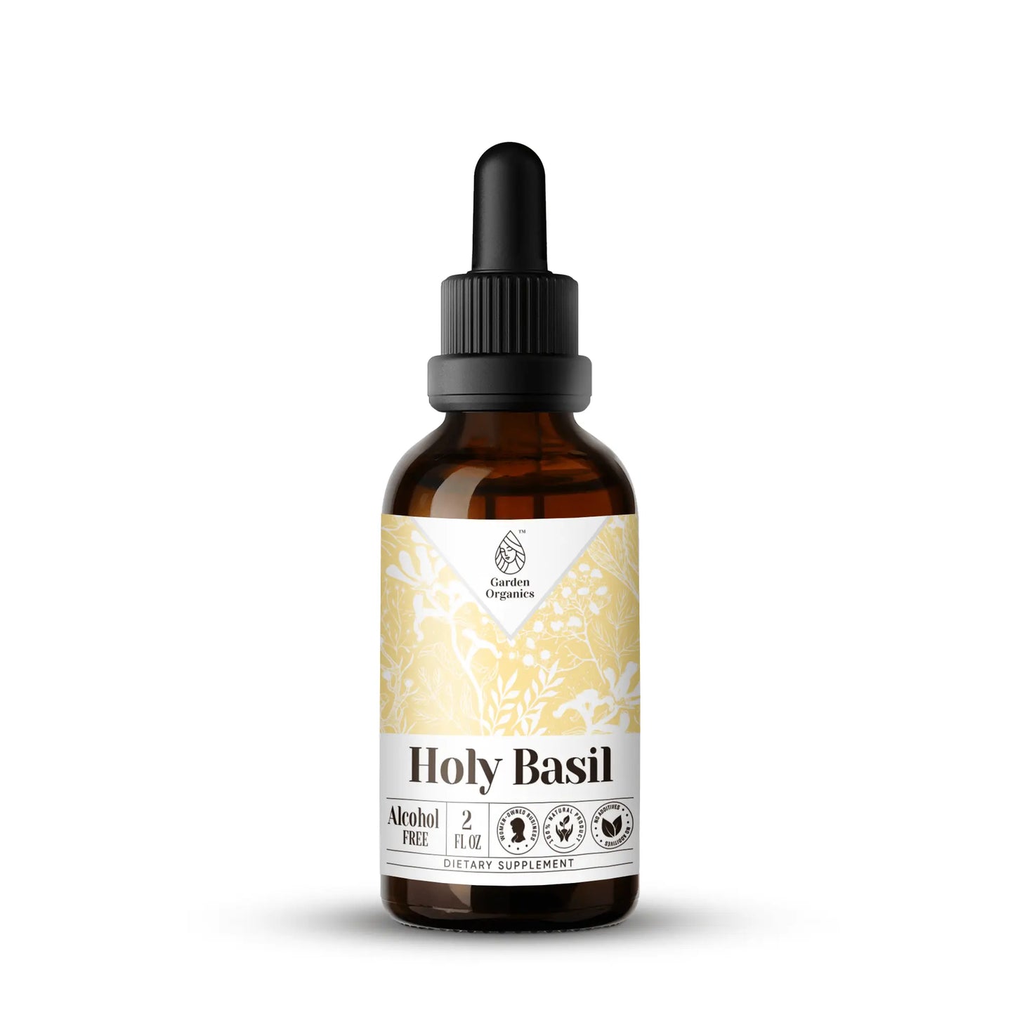 Holy Basil Tincture gardenixx Vitamins & Supplements gardenixx Alcohol-FREE-2-OZ