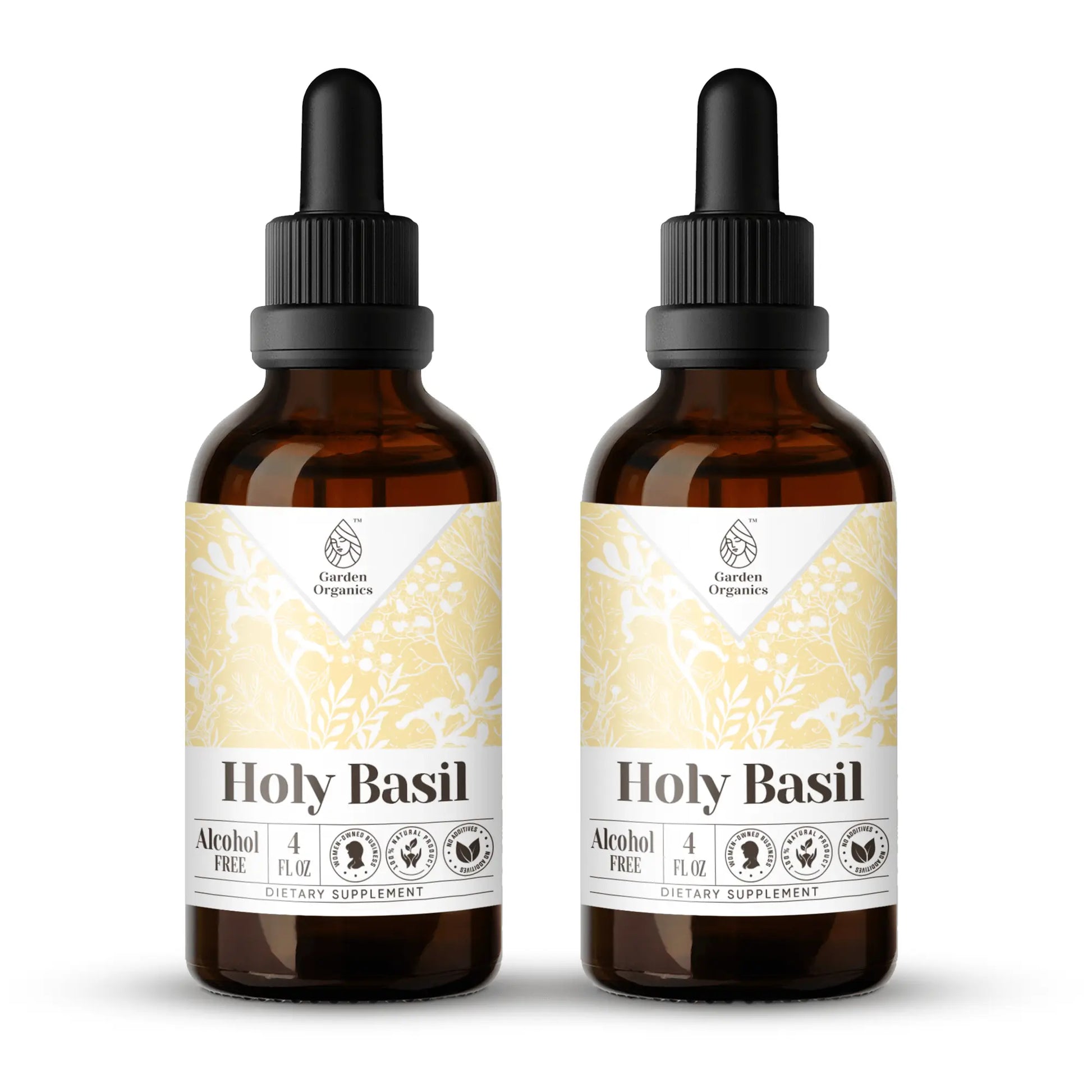 Holy Basil Tincture gardenixx Vitamins & Supplements gardenixx Alcohol-FREE-2X4-OZ