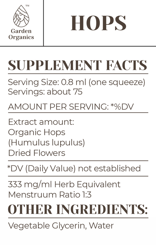 Hops Tincture gardenixx Vitamins & Supplements gardenixx