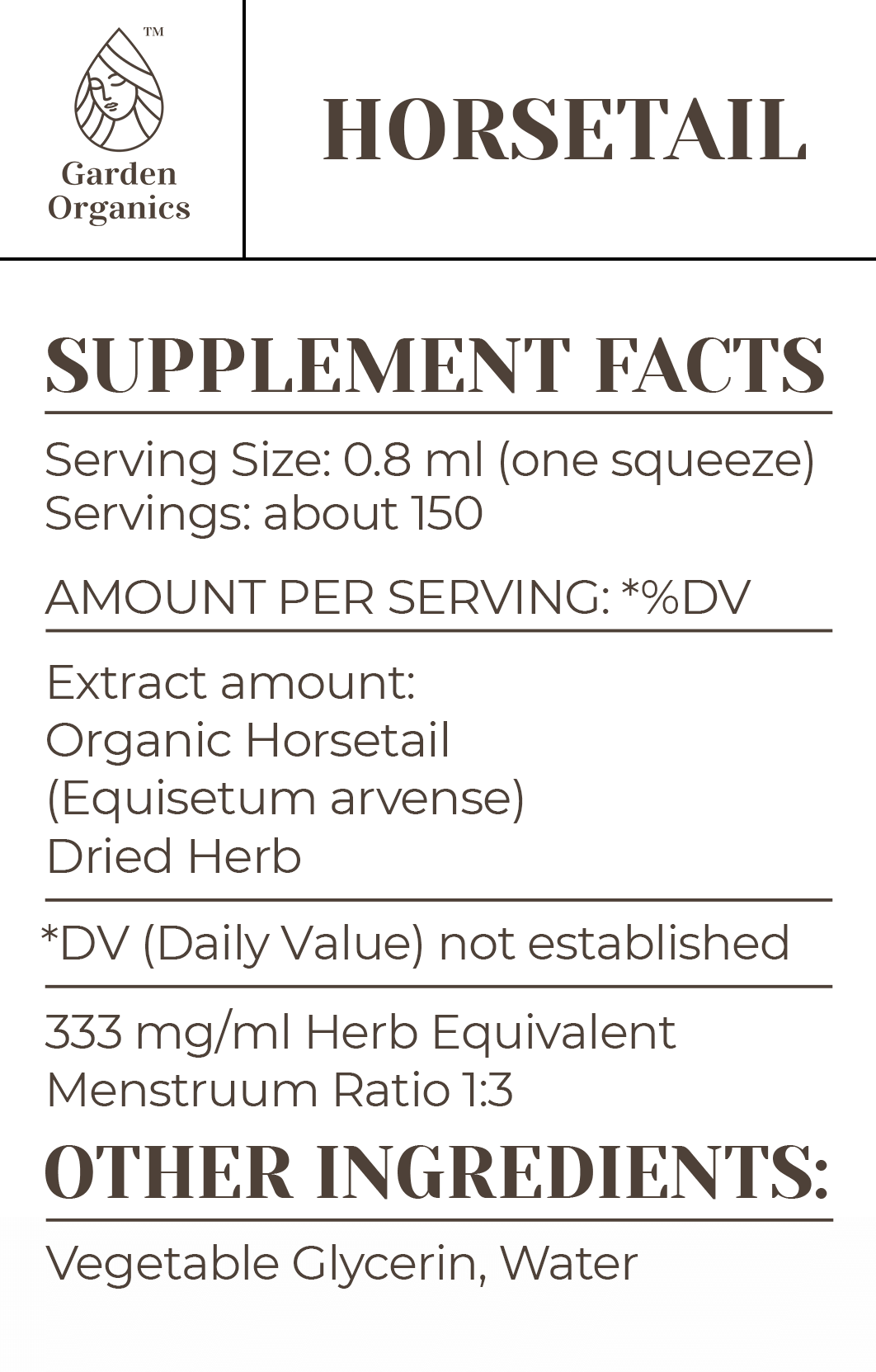 Horsetail Tincture gardenixx Vitamins & Supplements gardenixx