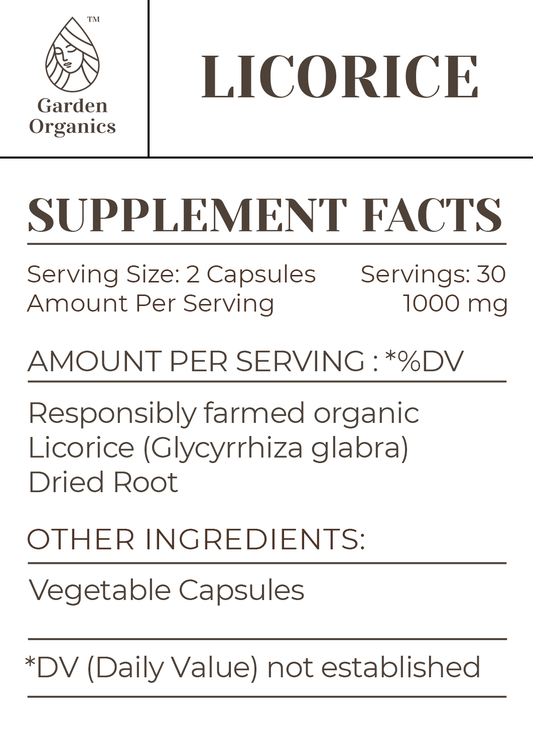 Licorice Capsules gardenixx Vitamins & Supplements gardenixx