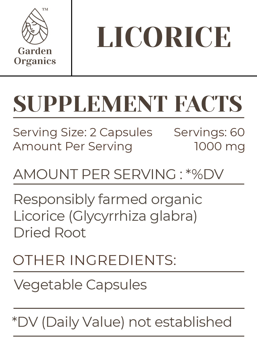 Licorice Capsules gardenixx Vitamins & Supplements gardenixx