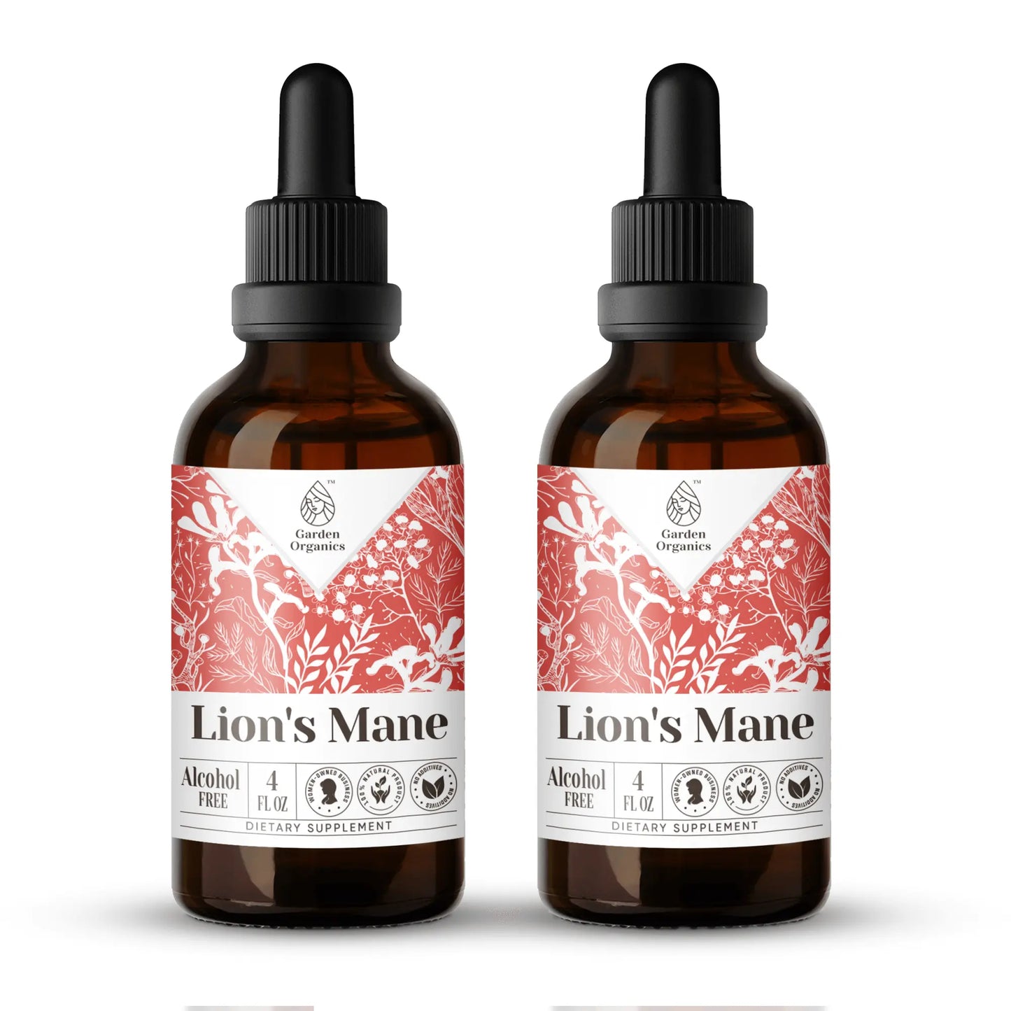 Lion's Mane Tincture gardenixx Vitamins & Supplements gardenixx Alcohol-FREE-2X4-OZ