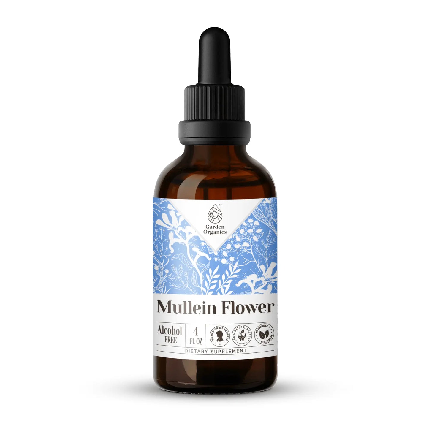 Mullein Flower Tincture gardenixx Vitamins & Supplements gardenixx Alcohol-FREE-4-OZ