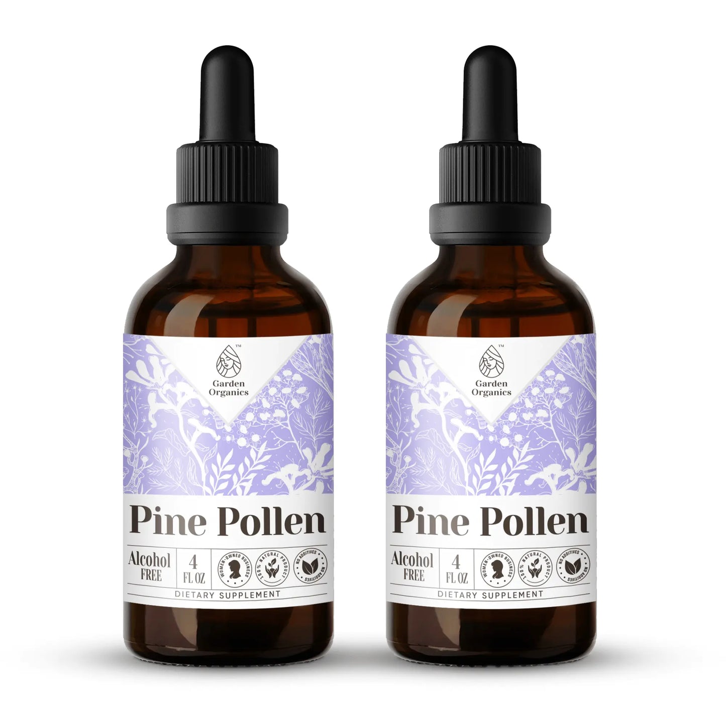 Pine Pollen Tincture gardenixx Vitamins & Supplements gardenixx Alcohol-FREE-2X4-OZ