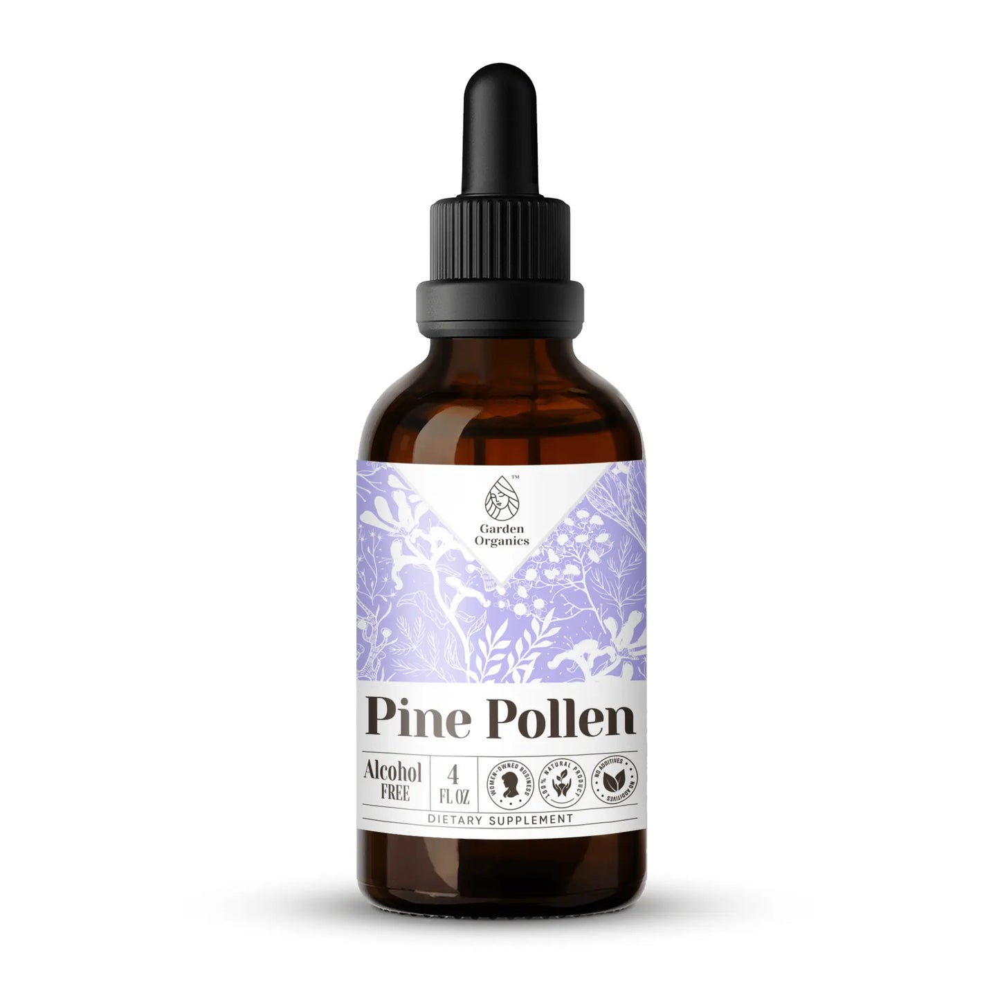Pine Pollen Tincture gardenixx Vitamins & Supplements gardenixx Alcohol-FREE-4-OZ