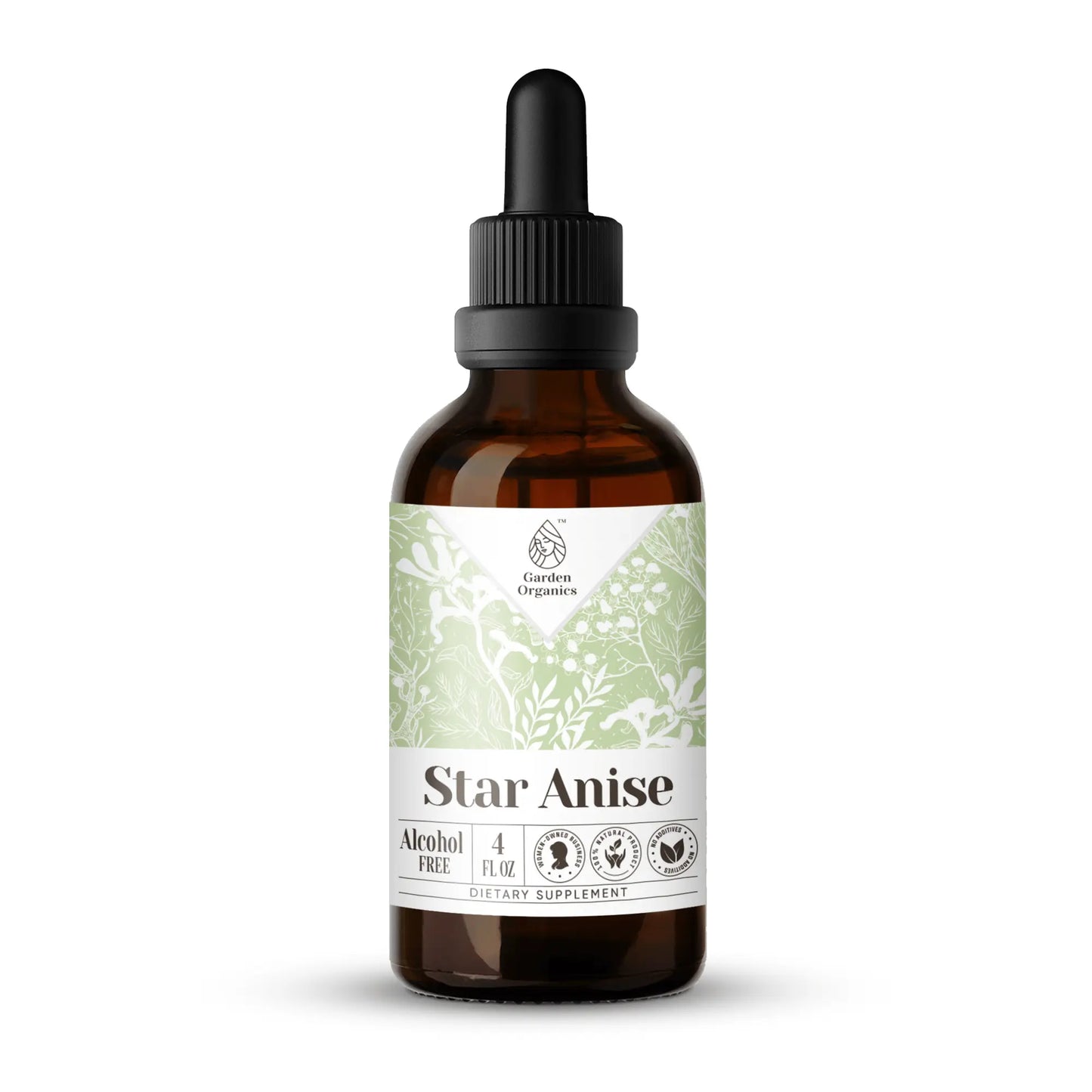Star Anise Tincture gardenixx Vitamins & Supplements gardenixx Alcohol-FREE-4-OZ