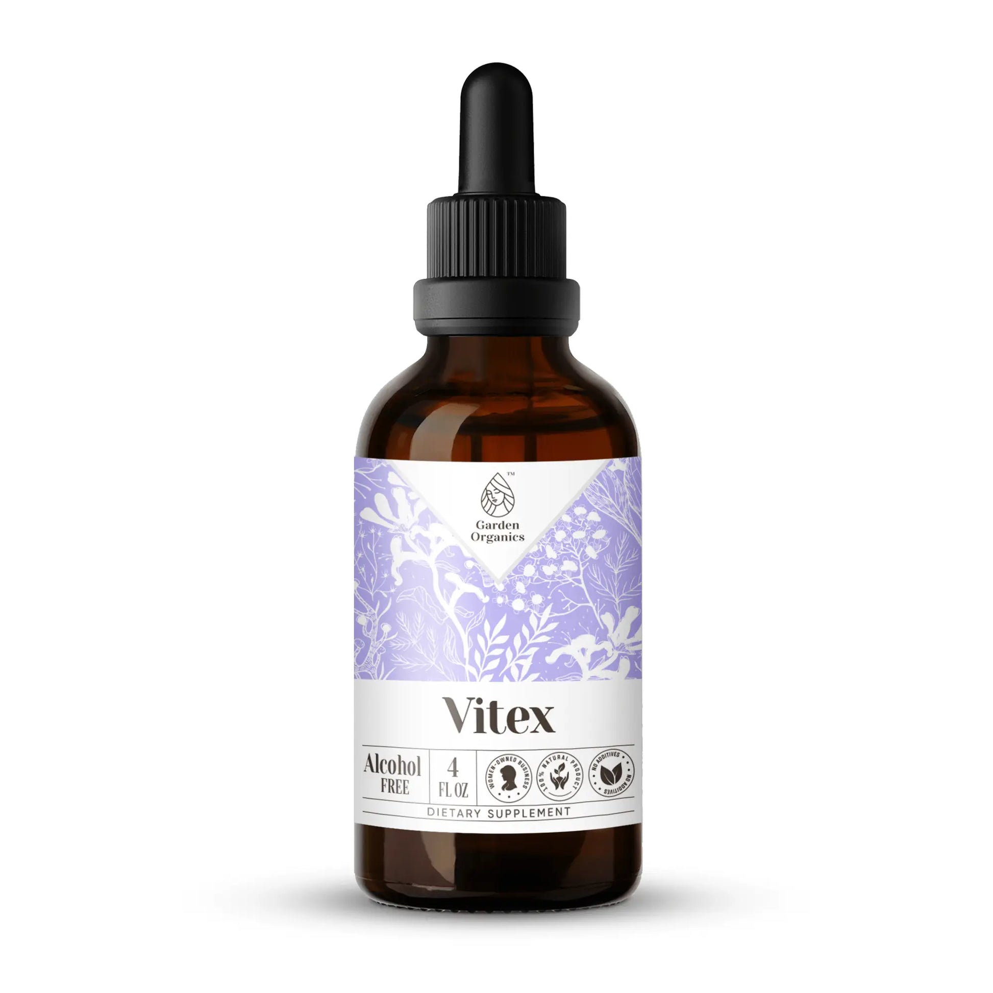 Vitex Tincture gardenixx Vitamins & Supplements gardenixx Alcohol-FREE-4-OZ