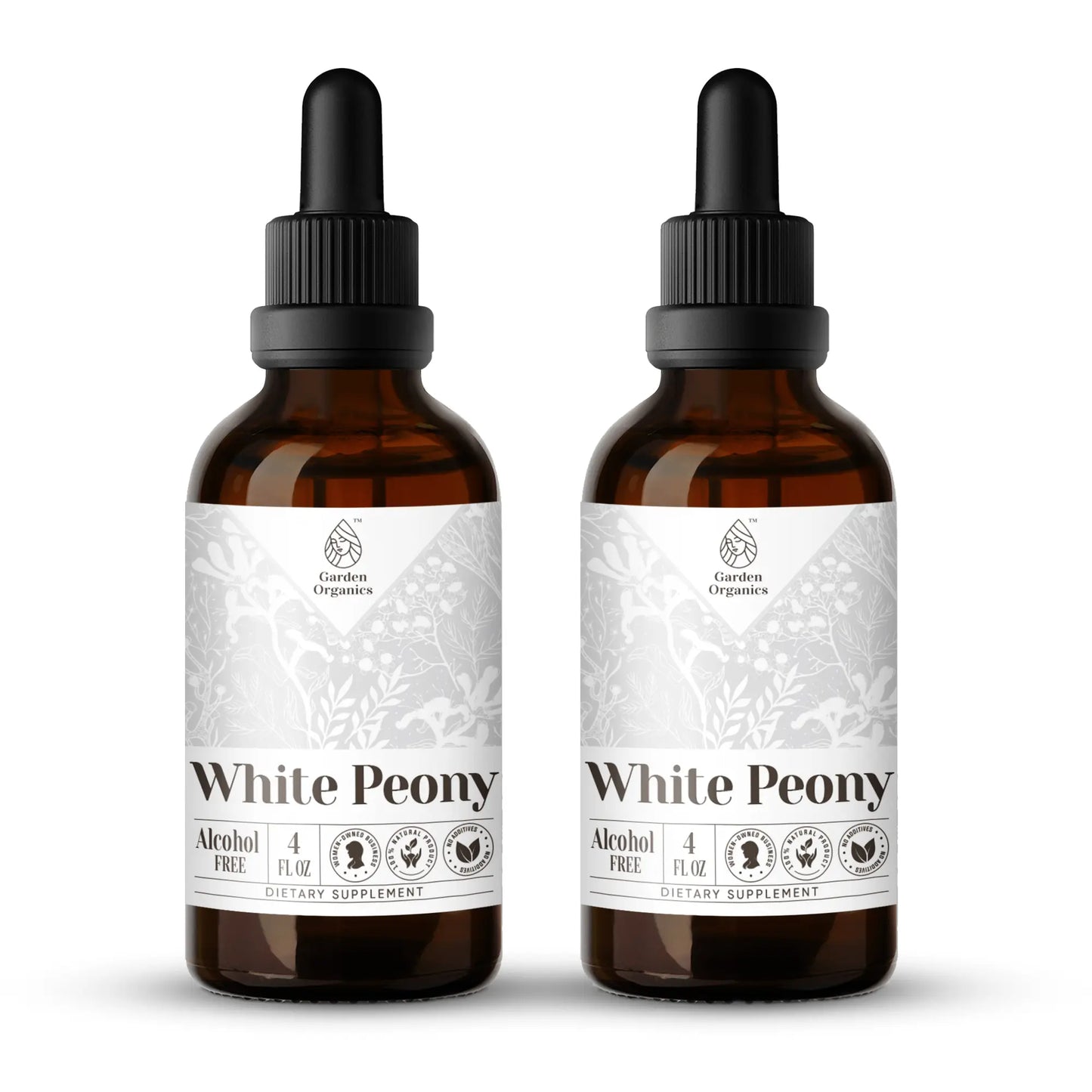 White Peony Tincture gardenixx Vitamins & Supplements gardenixx Alcohol-FREE-2X4-OZ