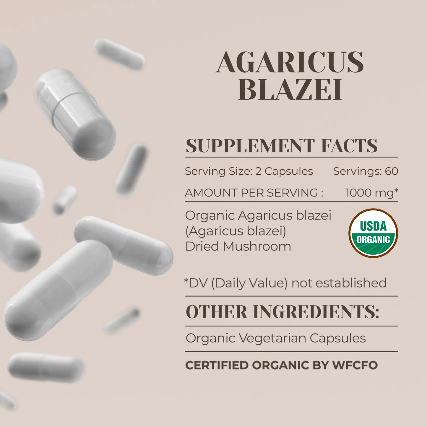 Agaricus Blazei Capsules gardenixx Vitamins & Supplements gardenixx