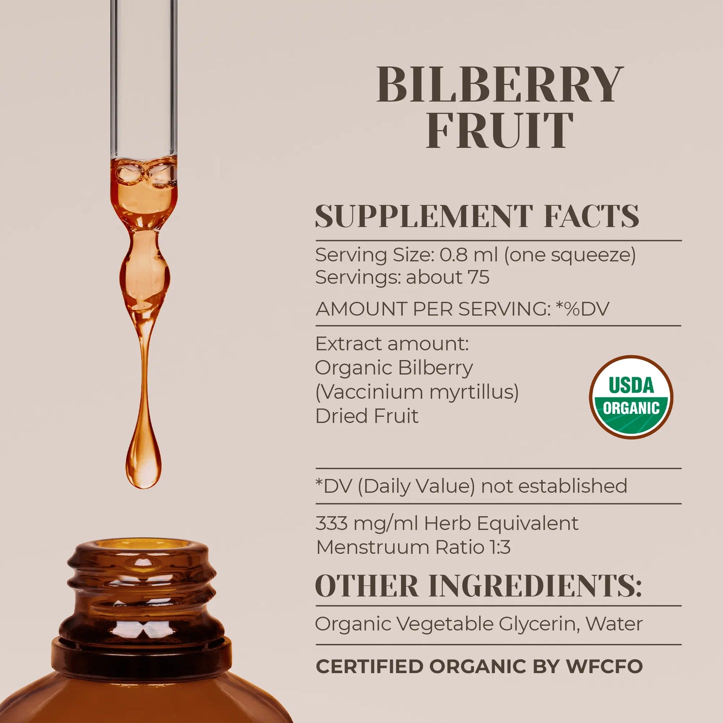 Buy Bilberry Fruit Tincture online - Garden Organics