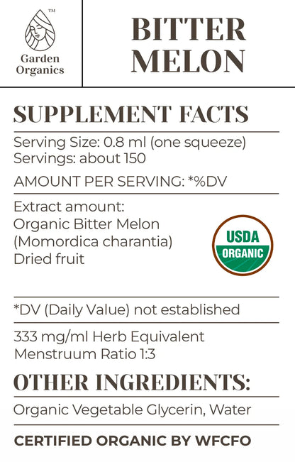 Buy Bitter Melon Tincture online - Garden Organics