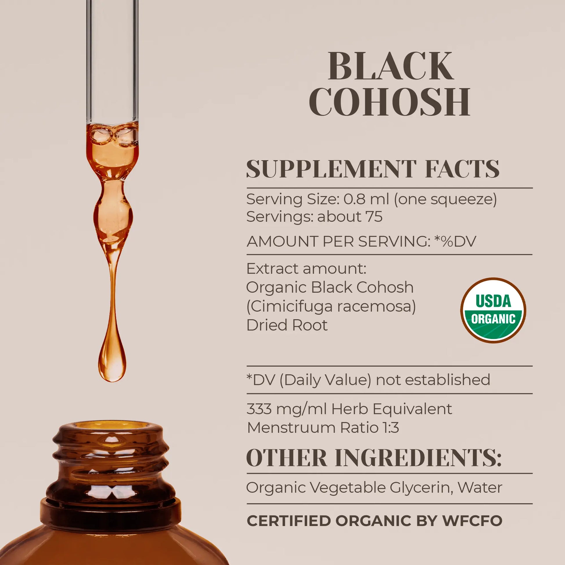 Buy Black Cohosh Tincture online - Garden Organics