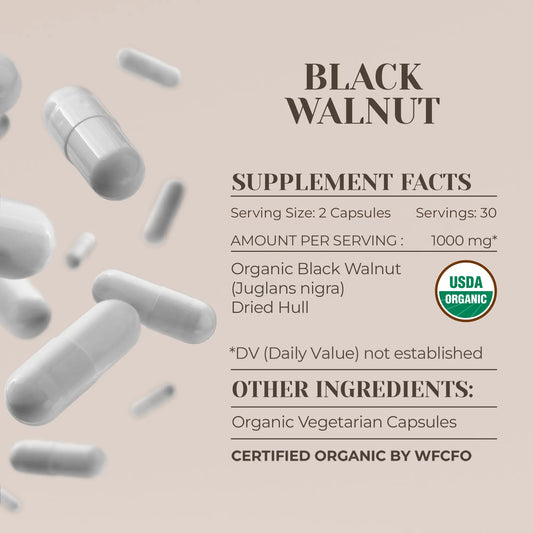 Buy Black Walnut Capsules online - Garden Organics