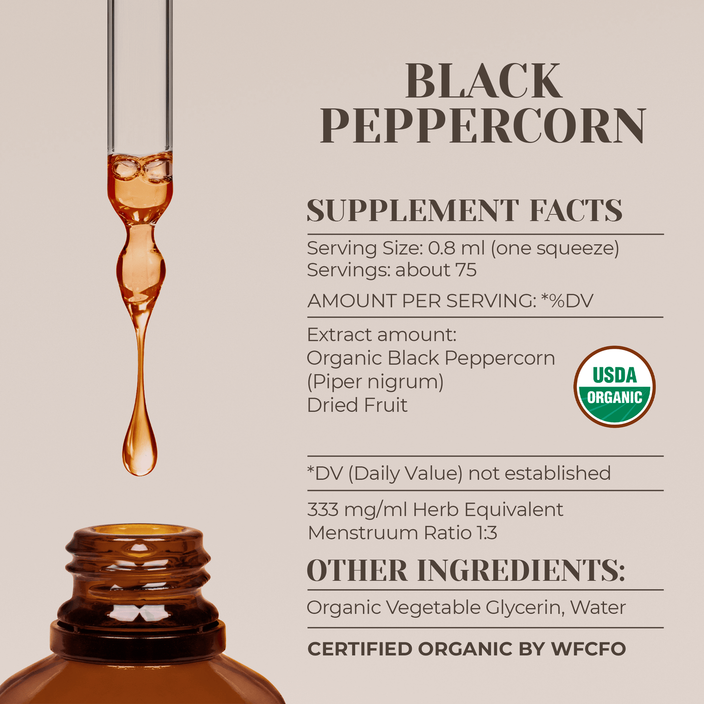 Black Peppercorn Tincture