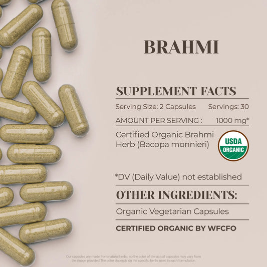 Buy Brahmi Capsules online - Garden Organics